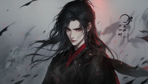 水墨少年
