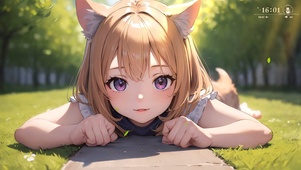 4K 可爱猫耳萝莉