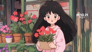 卖花女孩