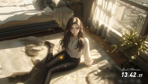 她的眼眸里有着深海的秘密