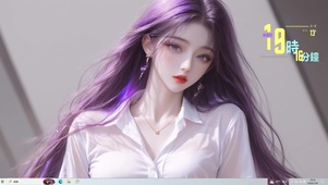 白衬衫少女