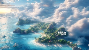 云雾海岛