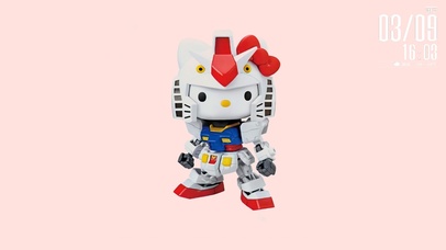 超可爱高达凯蒂猫