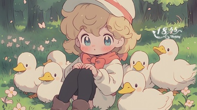 鸭鸭和少女