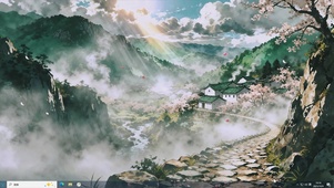 雾锁青山-桌面主题