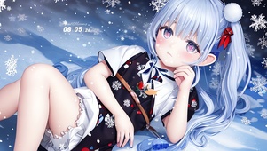 雪中小萝莉