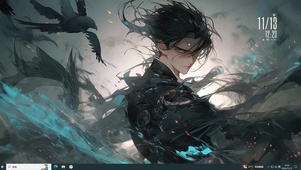 水墨少年