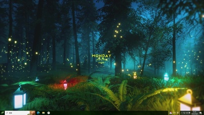 森林萤火主题壁纸