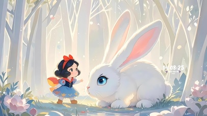 森林公主小白兔