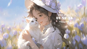 白猫少女