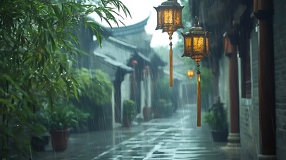 雨巷灯韵