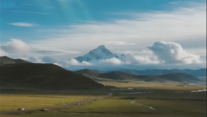 天境草原雪山