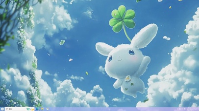 护眼简约AI可爱壁纸-桌面主题