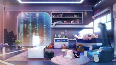 小屋 阳光 科技 梦幻