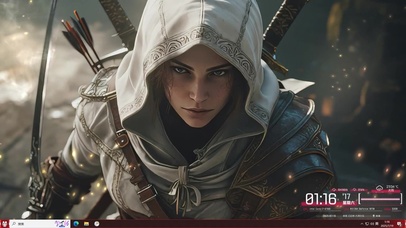 备战就位的女射手战士