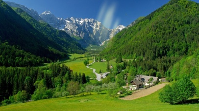 4K自然护眼山脉景色