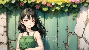 4k吊带裙女孩