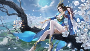 古风长腿美女