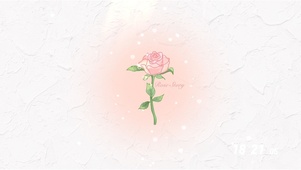 水彩玫瑰花