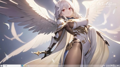 4k白发大天使黑丝纯欲美少女