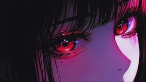 Anime girl eyes