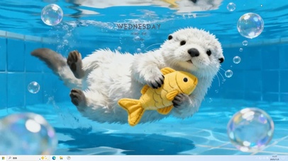 可爱小海獭
