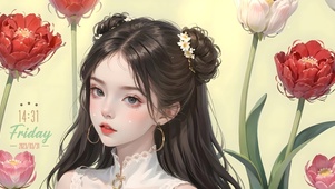 4k神颜少女