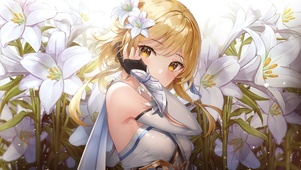 百合花少女