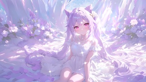 梦幻鲜花少女
