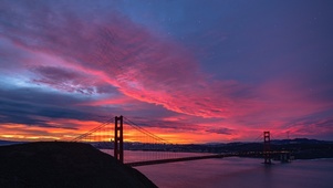 夕阳下