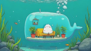 治愈系海底小屋团子
