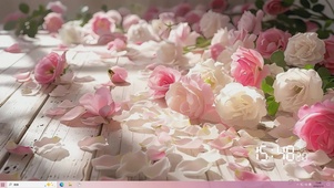 护眼花朵桌面主题