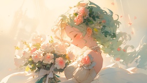 花束女孩