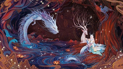 手绘中国风-其他画师免费1