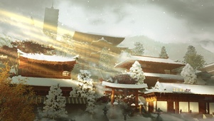 野寺微茫雪