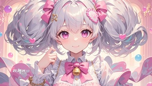 粉色二次元