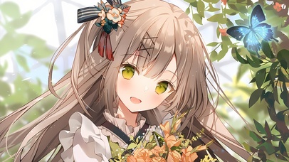 治愈金发可爱姐姐