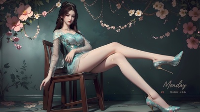 清冷气质长腿美女