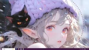 紫色少女