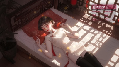 她的气质如同山间的清风