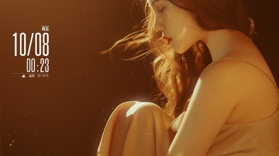 女友的半身桌面