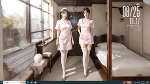 护士服美少女 温柔护士女友