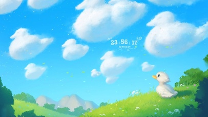 治愈可爱小鸭的天空梦