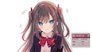 俏皮温馨女孩