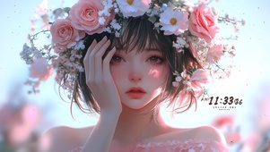 花环美少女