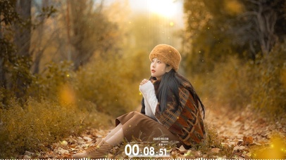 秋天野外小姐姐【4K】