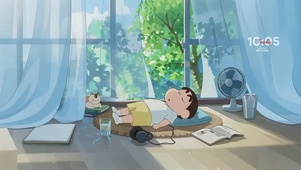 夏日午睡小新