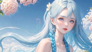 4k治愈唯美女孩