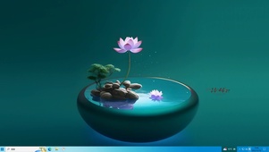 寂静荷花山水