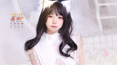4K性感长发美女